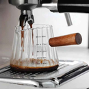 Copo de Leite 180ml com Alça de Madeira | Macchiato Café