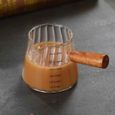 Copo de Leite 180ml com Alça de Madeira | Macchiato Café